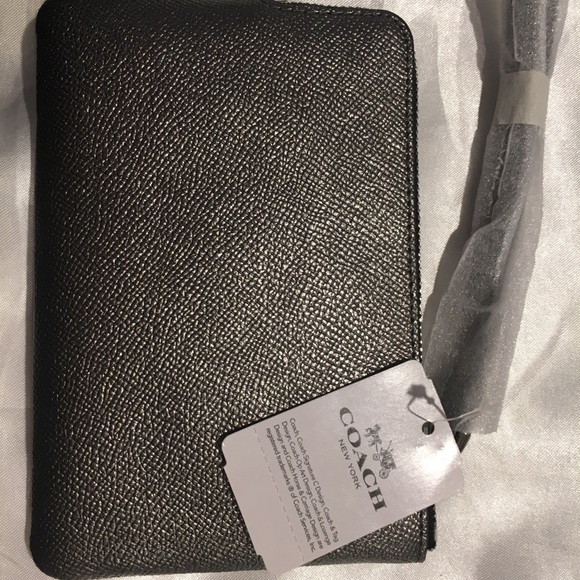 Coach Silver Wristlet - Picture 2 of 4